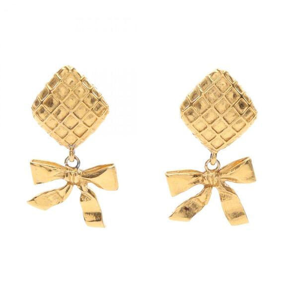 CHANEL Authentic Gold Earrings